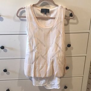 Anthropologie sweater top with lining